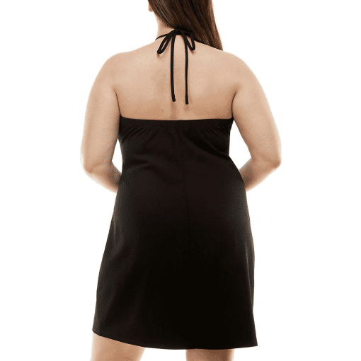 Speechless@ Plus Womens Halter Short Cocktail and Party Dress black 16 - Image 2