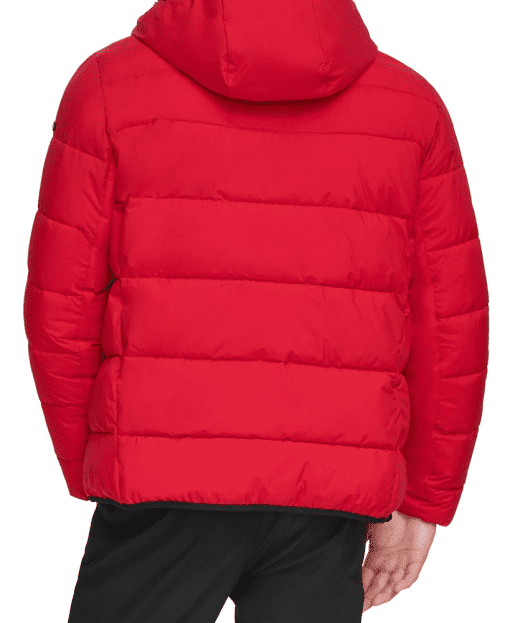 Calvin Klein Red Puffer Jacket - Men's Size M - Winter Coat - Image 2