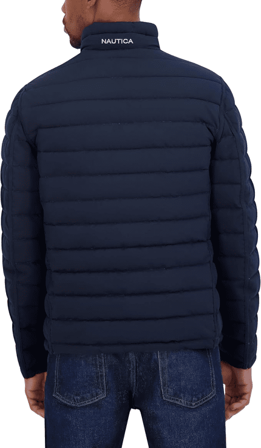 Nautica Men's Navy Puffer Jacket - Size L - Winter Coat - Image 2