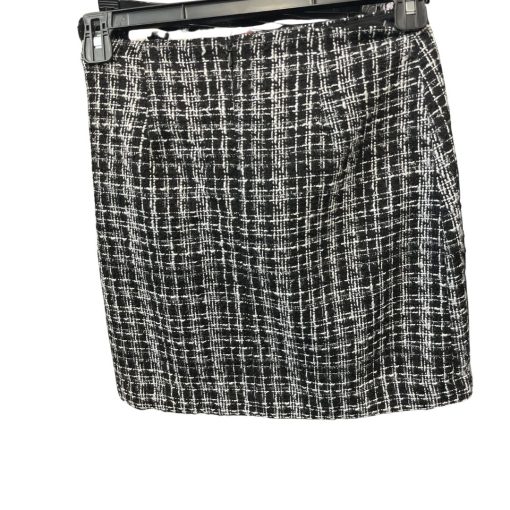 CeCe Black & White Tweed Mini Skirt - Size L - Women's Skirts - Image 2