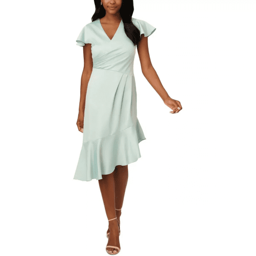 Adrianna papell Womens Satin Cocktail and Party Dress 16