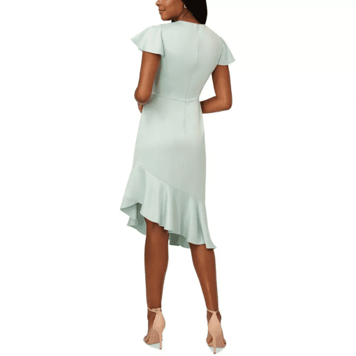 Adrianna papell Womens Satin Cocktail and Party Dress 16 - Image 2