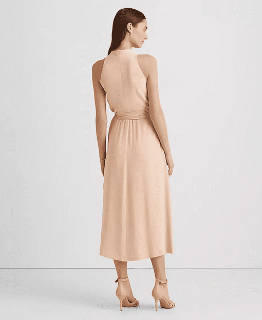 Lauren Ralph Lauren Georgette Halter Dress - Pale Pink 4 - Image 2