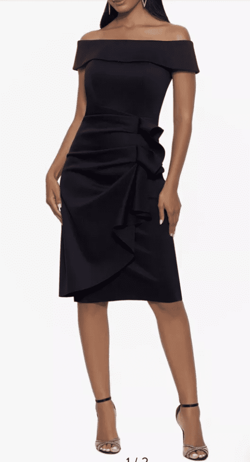 XSCAPE DRESS WOMAN BLACK 6