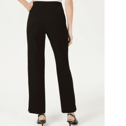 JM Collection Black Pull-On Pants Women's Size 2 Wide Leg Trousers - Image 2