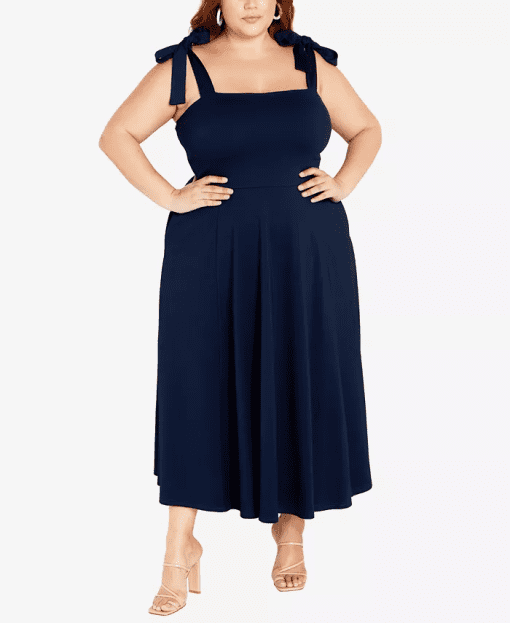 City studio DRESS MONROE - Navy - 20