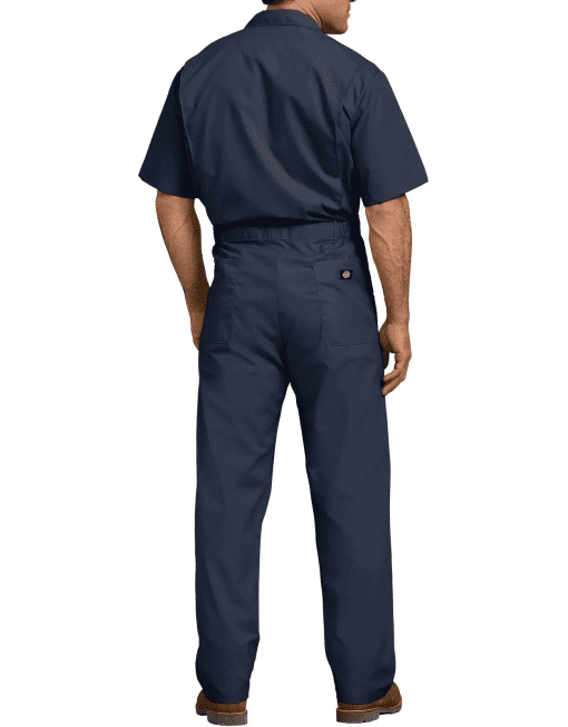 Dickies Men's Flex Short Sleeve Coveralls - Dark Navy Size S - Image 2