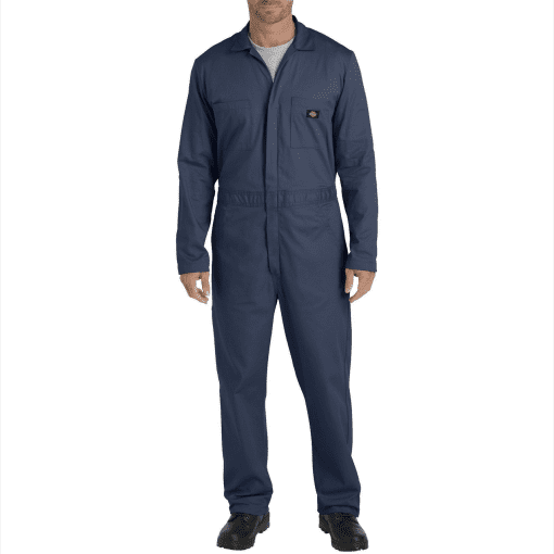 Dickies Men's Flex Long Sleeve Coveralls - Dark Navy Size S (48274)