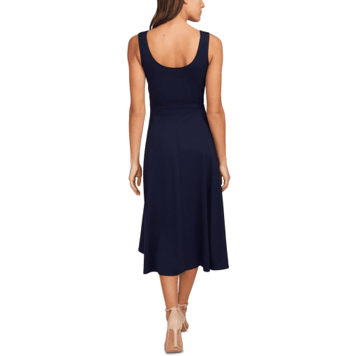 MSK Petites Womens Sleeveless MIDI Fit & Flare Dress size MP - Image 2