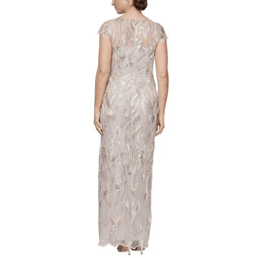 Alex & Eve Blush Embellished Gown Size 10 - Formal Dress - Image 2