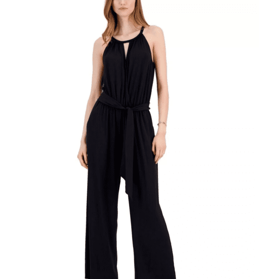 Studio by JPR Womens Surplice Knit Jumpsuit Size M