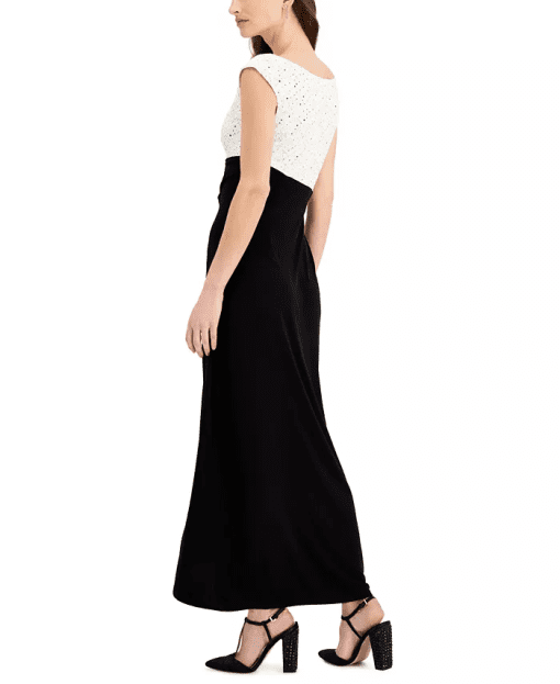 CONNECTED DRESS WOMEN BLACK WITHE 20W - Image 2