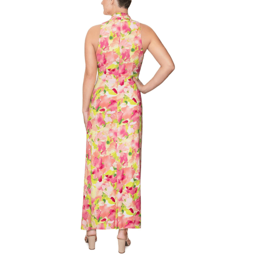 Rachel Fran Womens Printed Long Maxi Dress S - Image 2