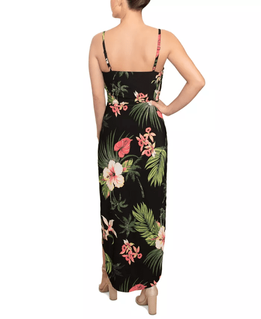 Rachel Rachel Roy Womens Floral Long Wrap Dress size xl - Image 2