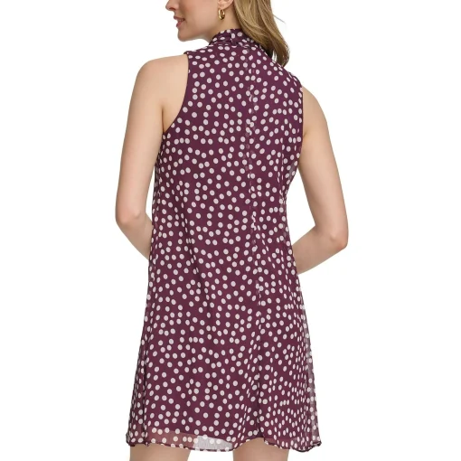 Calvin Klein Womens Mini Polka Dot Shift Dress size 8 - Image 2