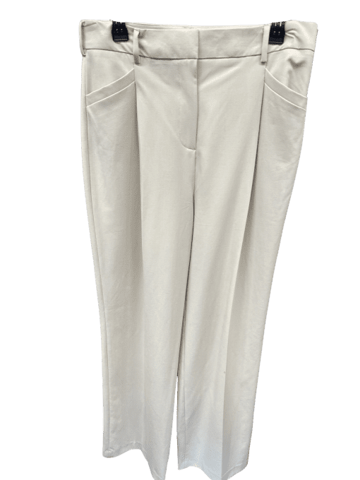 Calvin Klein Cream Wide Leg Pants Size 8 - Women's Trousers