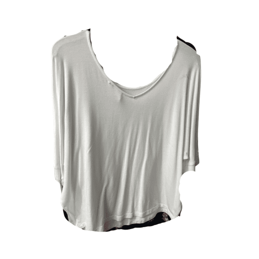 NIC+ZOE White Dolman Sleeve Top - Women's Size S - Blouse