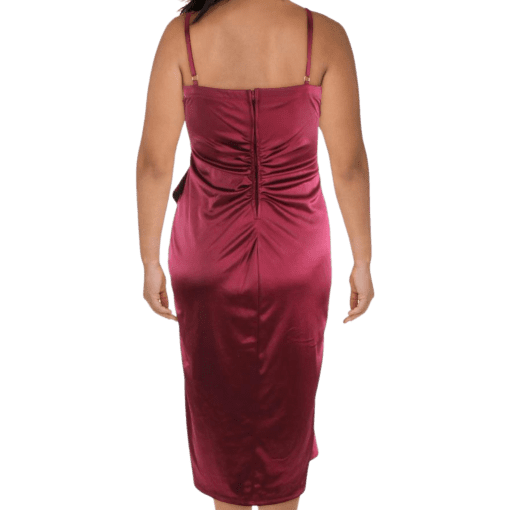 Emerald SundaePlus Womens Ruffled Long Cocktail and Party Dress 18 - Image 2