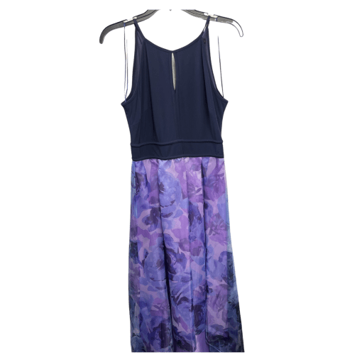 SLNY Purple Floral Maxi Dress Size 8 - Women's Dresses