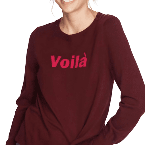 Court Rowe Women's Court & Rowe Fine Gauge Voila Sweater, Size XX-Large - Purple