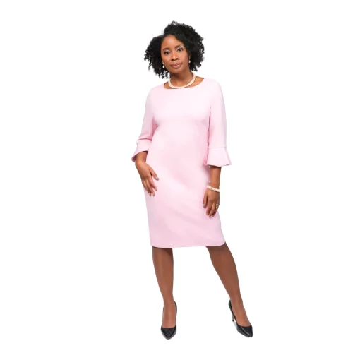 Kasper Pink Dress Size 8 | Women's Cocktail Dress