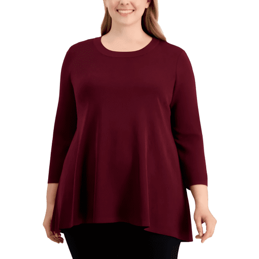 Alfani Plus Size Solid Swing Top, Size 2X