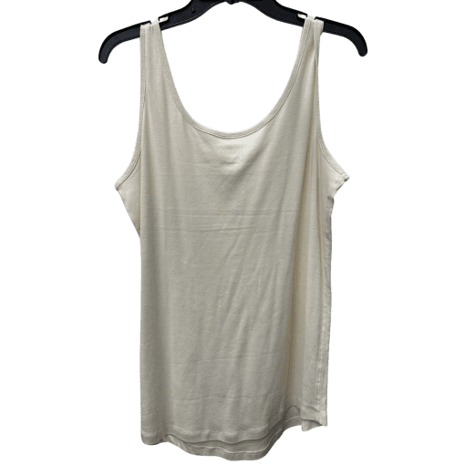 Avenue 18 Ivory Tank Top - Women's Sleeveless Shirt - Size S