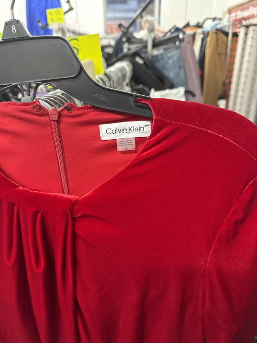 Calvin Klein Red Dress Size 4 | Women's Cocktail Dress