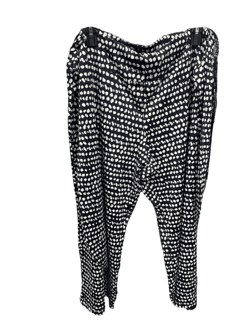 NY Collection Navy Print Palazzo Pants - PXL - Women's Pants