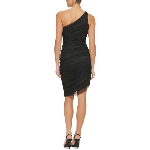 DKNY Womens Tulle Mini Sheath Dress Size 14 - Image 2