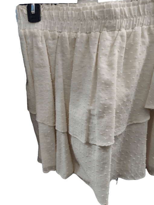 1.STATE Ivory Tiered Skirt - XL - Women's Mini Skirt