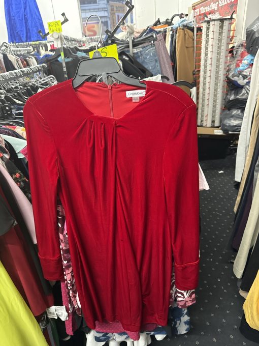 Calvin Klein Red Dress Size 4 | Women's Cocktail Dress - Image 3