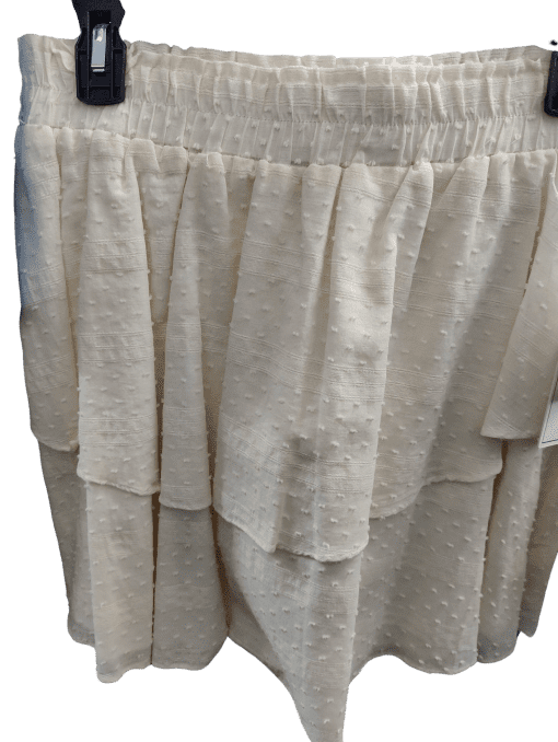 1.STATE Ivory Tiered Skirt - XL - Women's Mini Skirt - Image 2