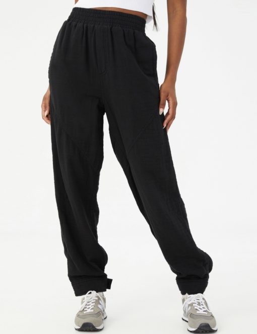 Cotton On Black Woven Jogger Pants - XS - Women's Activewear