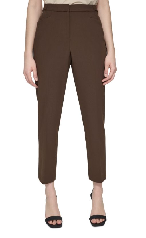 Calvin Klein Brown Ankle Pants - Women's Trousers - Size