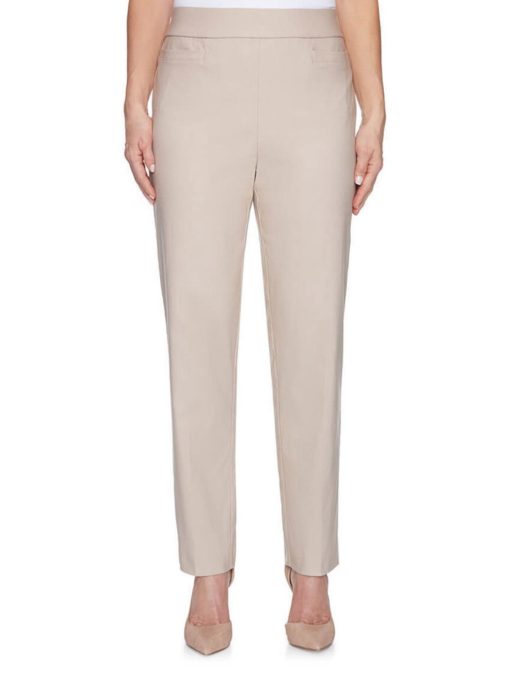 Calvin Klein Beige Ankle Pants - Women's Plus Size - Dress Pants