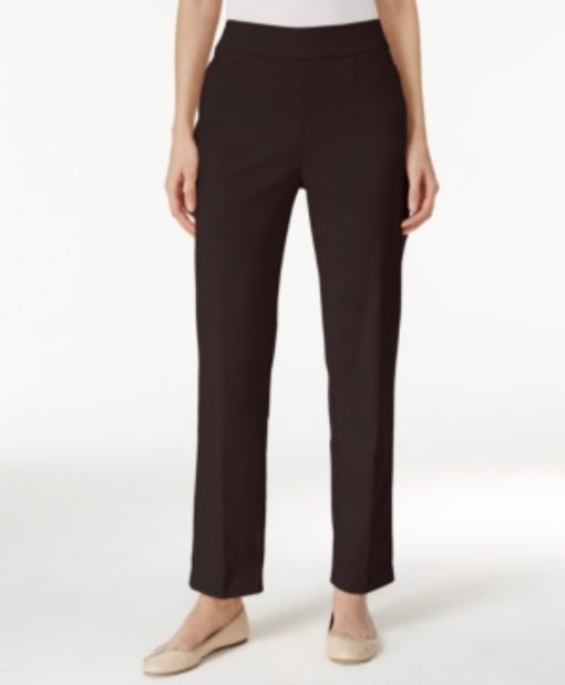 Alfred Dunner Petite Black Ankle Pants - Size 16P - Women's Trousers