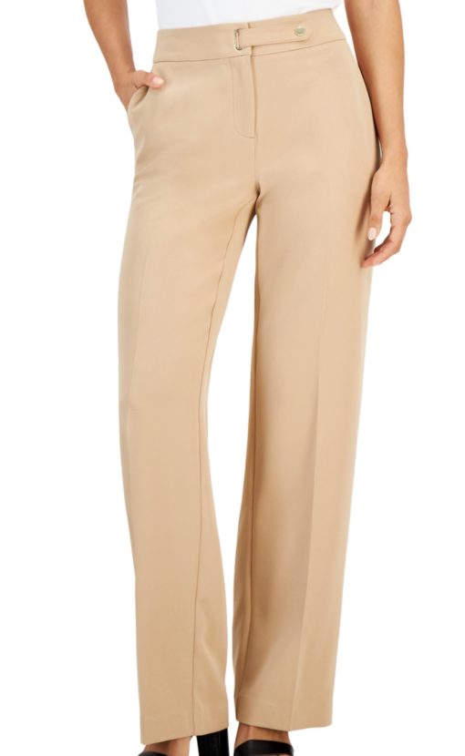 Nine West Khaki Wide Leg Pants - Size 14 - Women's Trousers