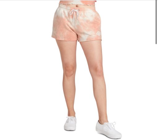 Dickies Tie Dye Shorts Peach Women's M - Casual Shorts