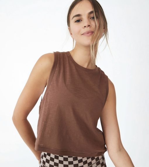 Cotton on Body Women's the Tank Top - Toasted Hazelnut S/P