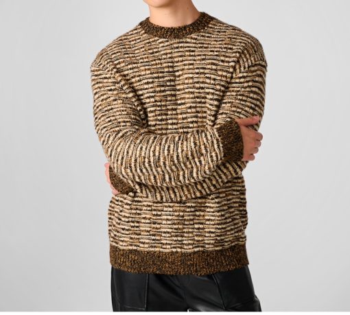 Karl Lagerfeld Paris | Chunky Knit Sweater | Brown | Size 2XL