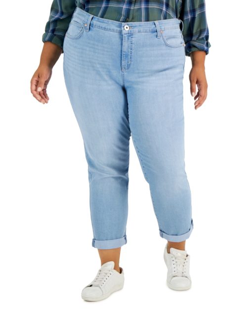 Style & Co Plus Size Girlfriend Jeans, Created for Macy's 24W