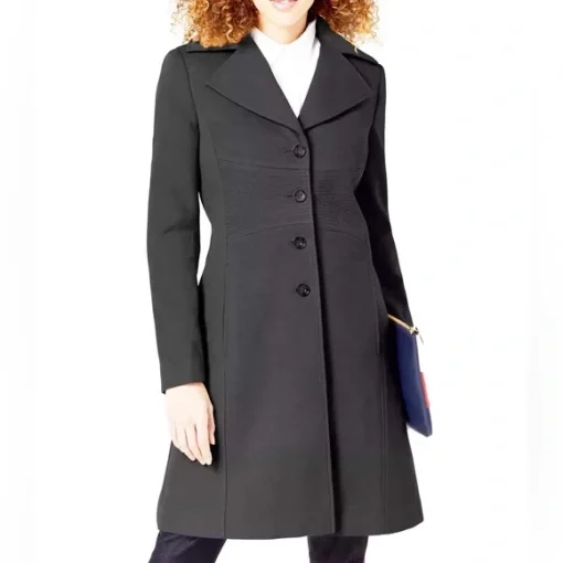 TOMMY Hilfiger Petite Single-Breasted Peacoat, Created for Macy's size pxxs/pxxp/pttp