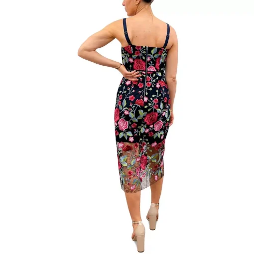 Sam Edelman Peony Embroidered MIDI Dress size 10