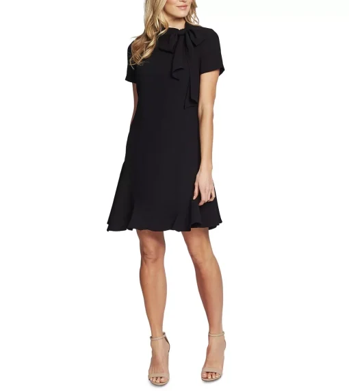 Cece Womens Ruffled Bow Cocktail Dress 4