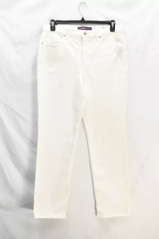 Gloria Vanderbilt Women's White Jeans Size 6 - Straight Leg Pants