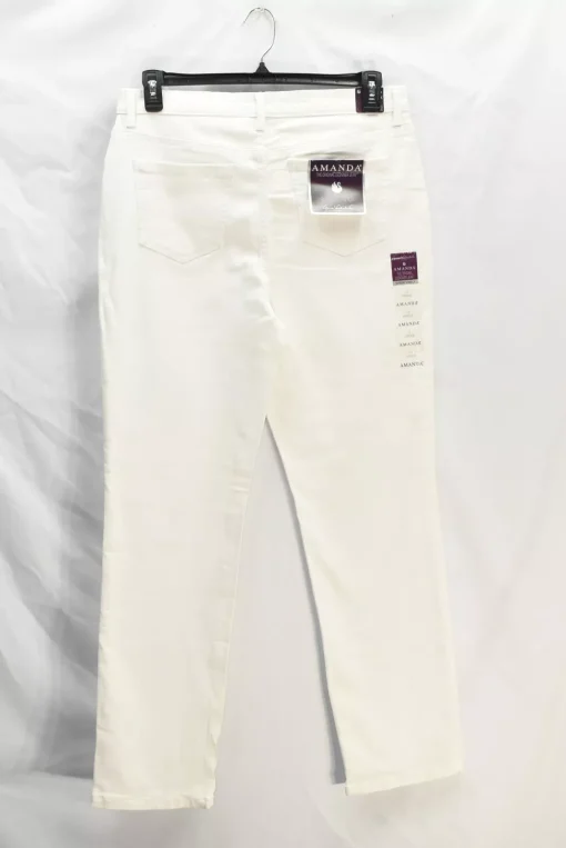 Gloria Vanderbilt Women's White Jeans Size 6 - Straight Leg Pants - Image 2