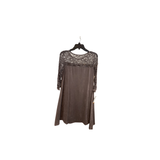 Connected Apparel Taupe Lace Dress - Plus Size 20W - Cocktail Dress