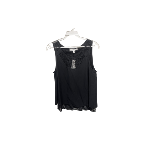 Chelsea and Walker Nory Silk Lace Tank black 0