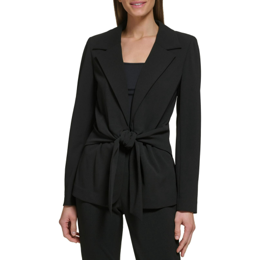 DKNY Womens Peak Lapel Tie Front Suit Jacket size 4